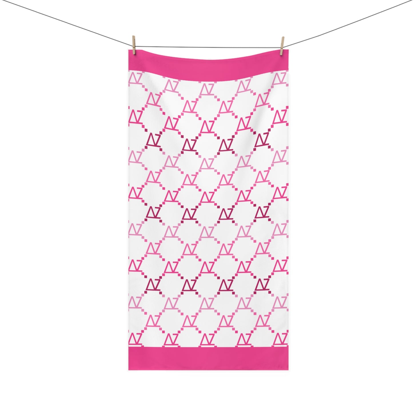 Delta Zeta towel, sorority towel, sorority merch, delta zeta merch, delta zeta gift, sorority gifts, DZ sorority big little reveal