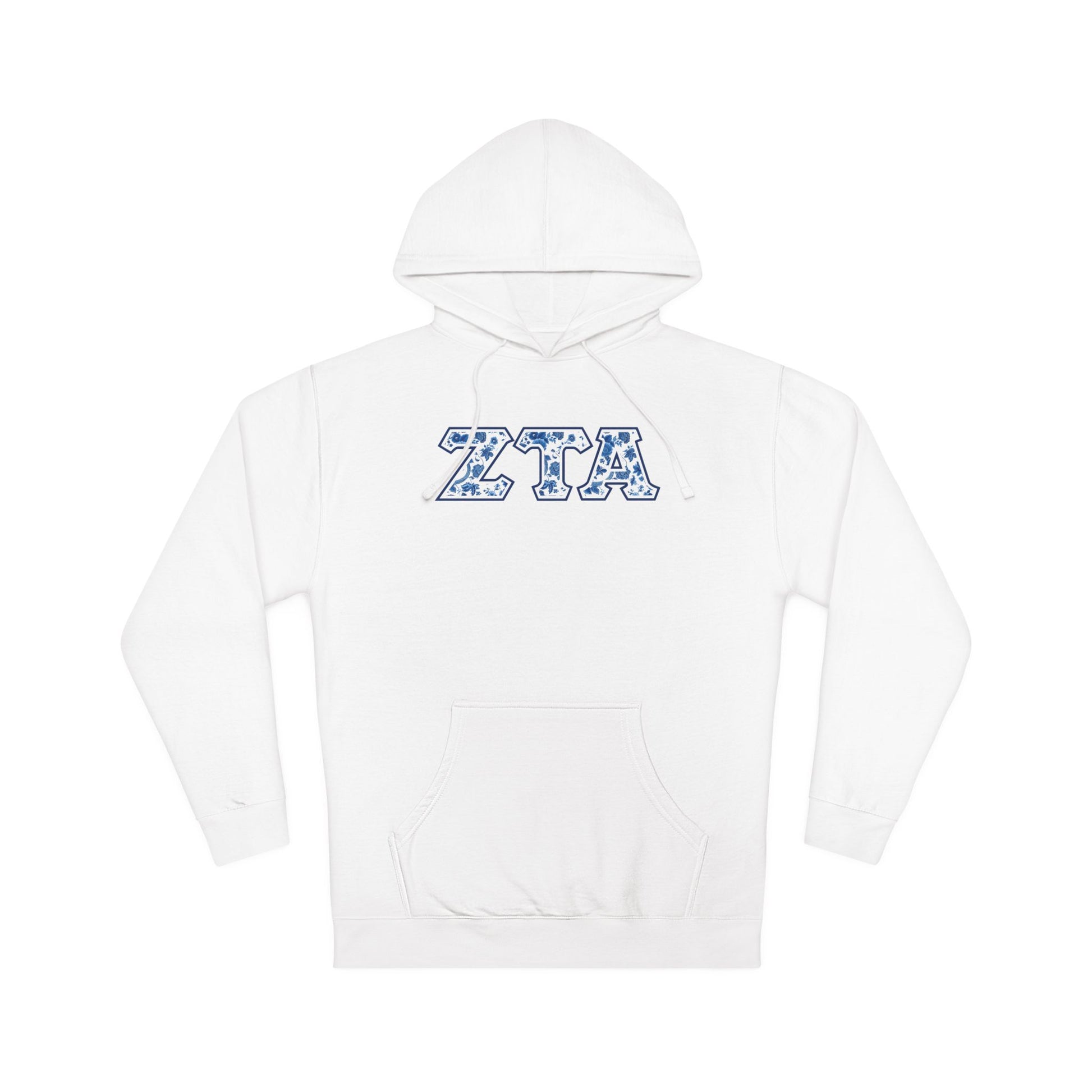 Zeta Tau Alpha Blue Willow Hoodie - Ivy Society