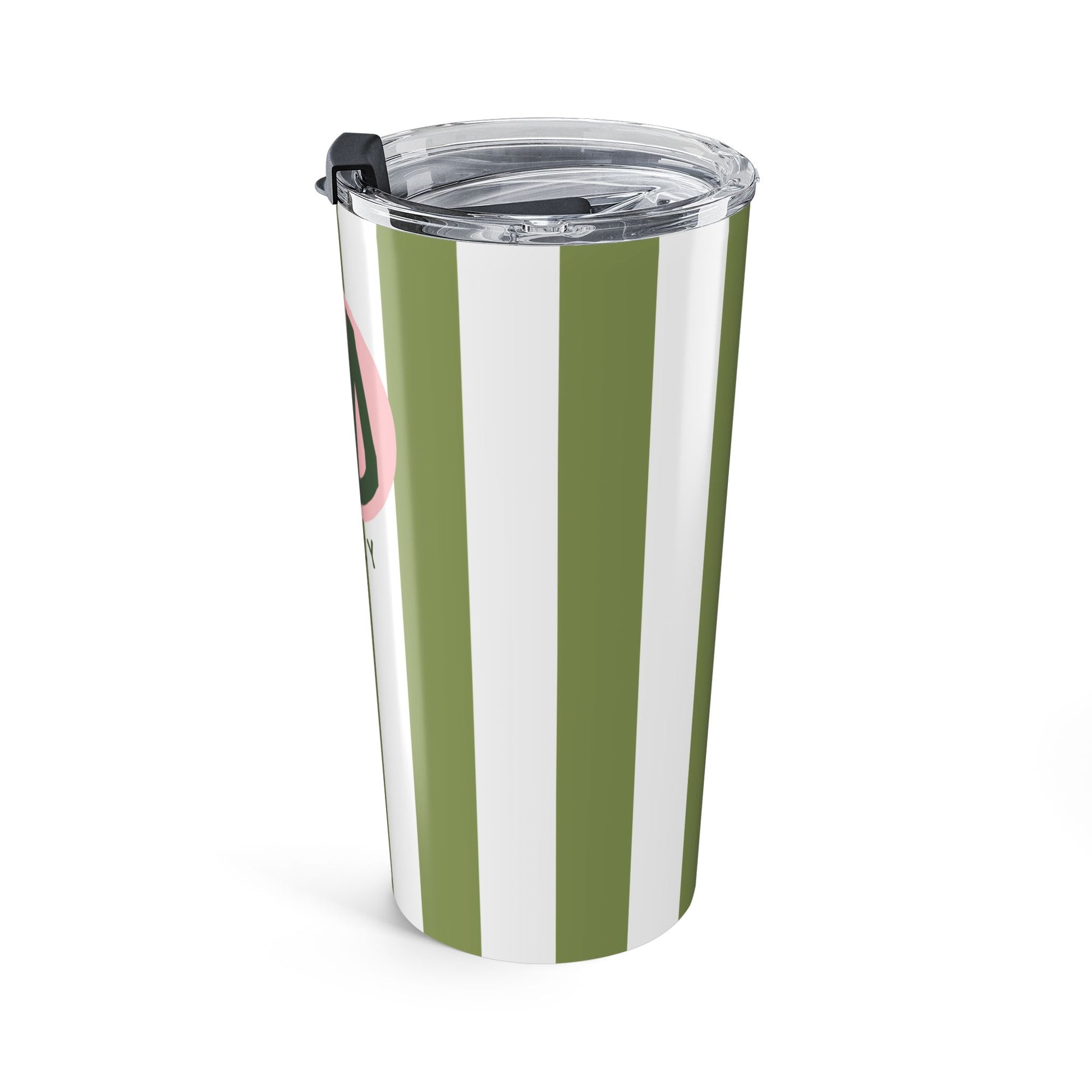 Kappa Delta Personalized Stripe Tumbler - Ivy Society