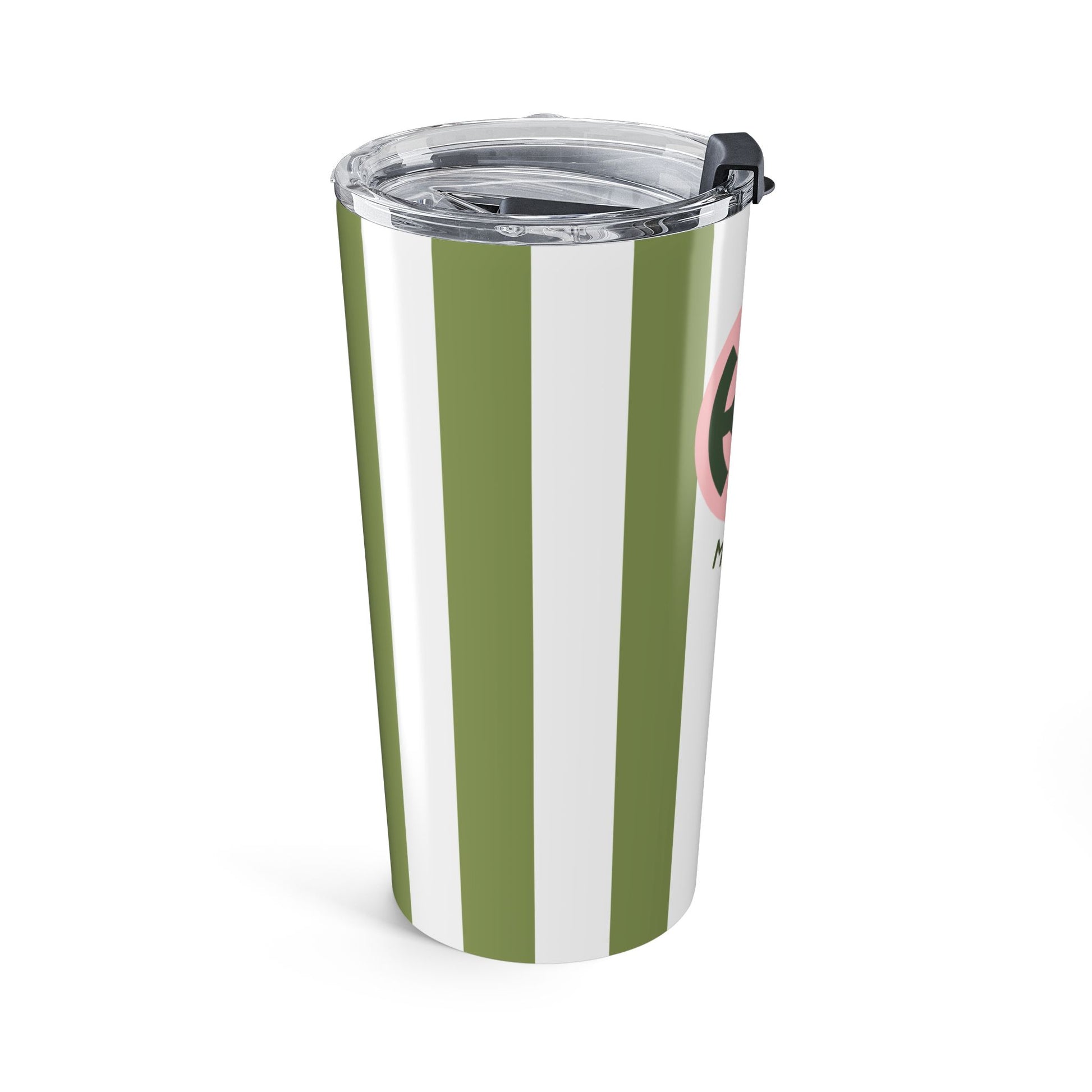 Kappa Delta Personalized Stripe Tumbler - Ivy Society