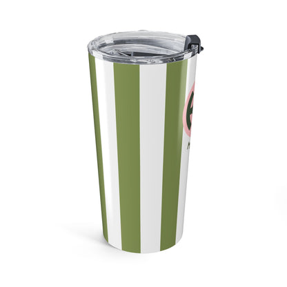 Kappa Delta Personalized Stripe Tumbler - Ivy Society