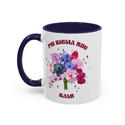 Phi Sigma Rho Personalized Flower Mug - Ivy Society