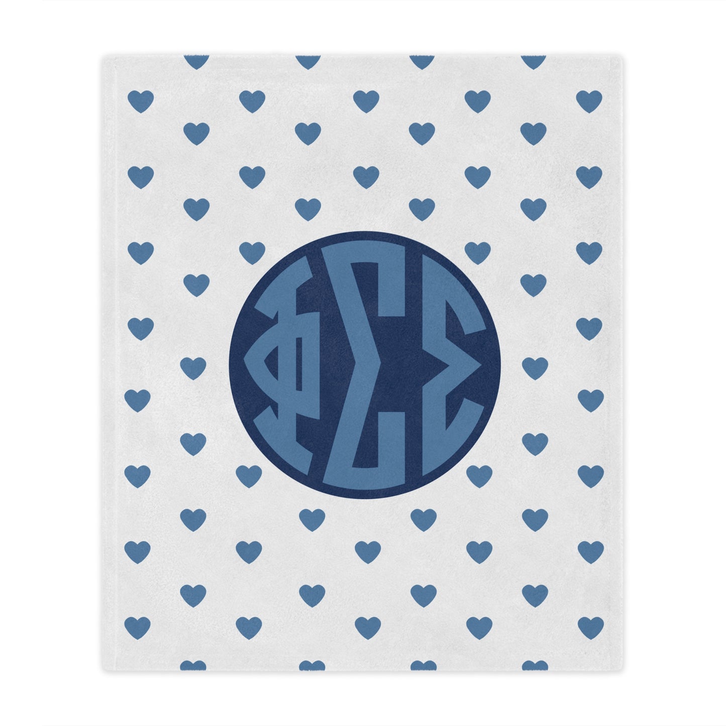 Phi Sigma Sigma Hearts Blanket - Ivy Society