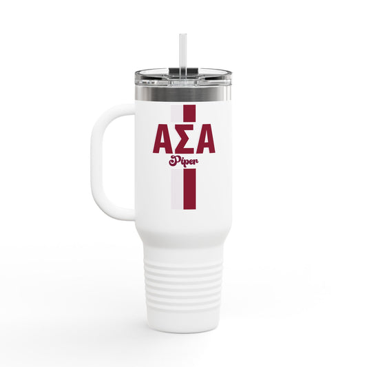 Alpha Sigma Alpha Personalized 40oz Tumbler