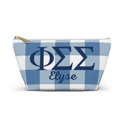 Phi Sigma Sigma Personalized Makeup Bag - Ivy Society