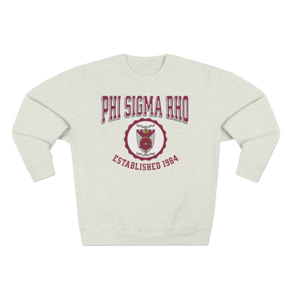 Phi Sigma Rho Crest Sweatshirt - Ivy Society