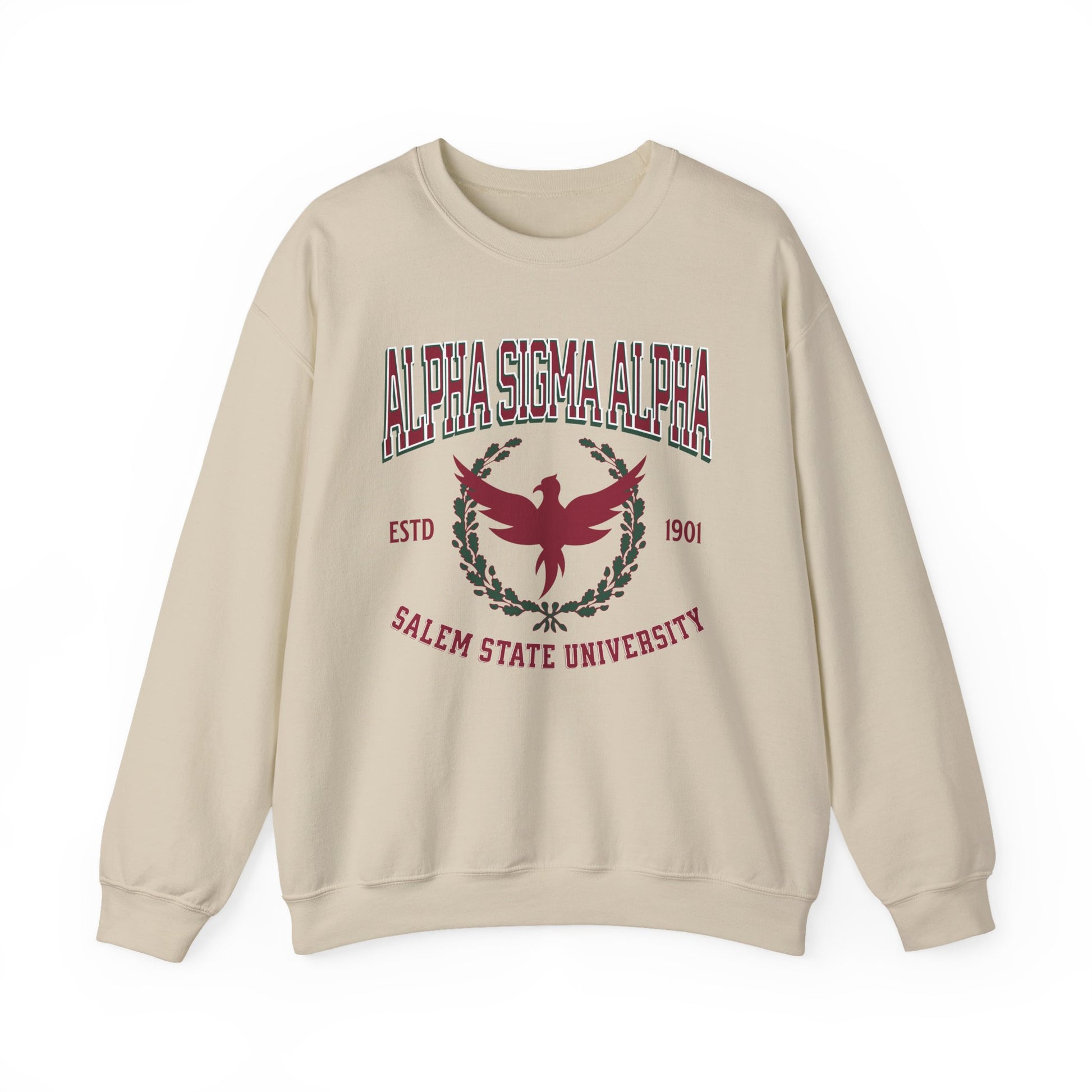 Alpha Sigma Alpha Collegiate Sweatshirt Personalized School - Ivy Society