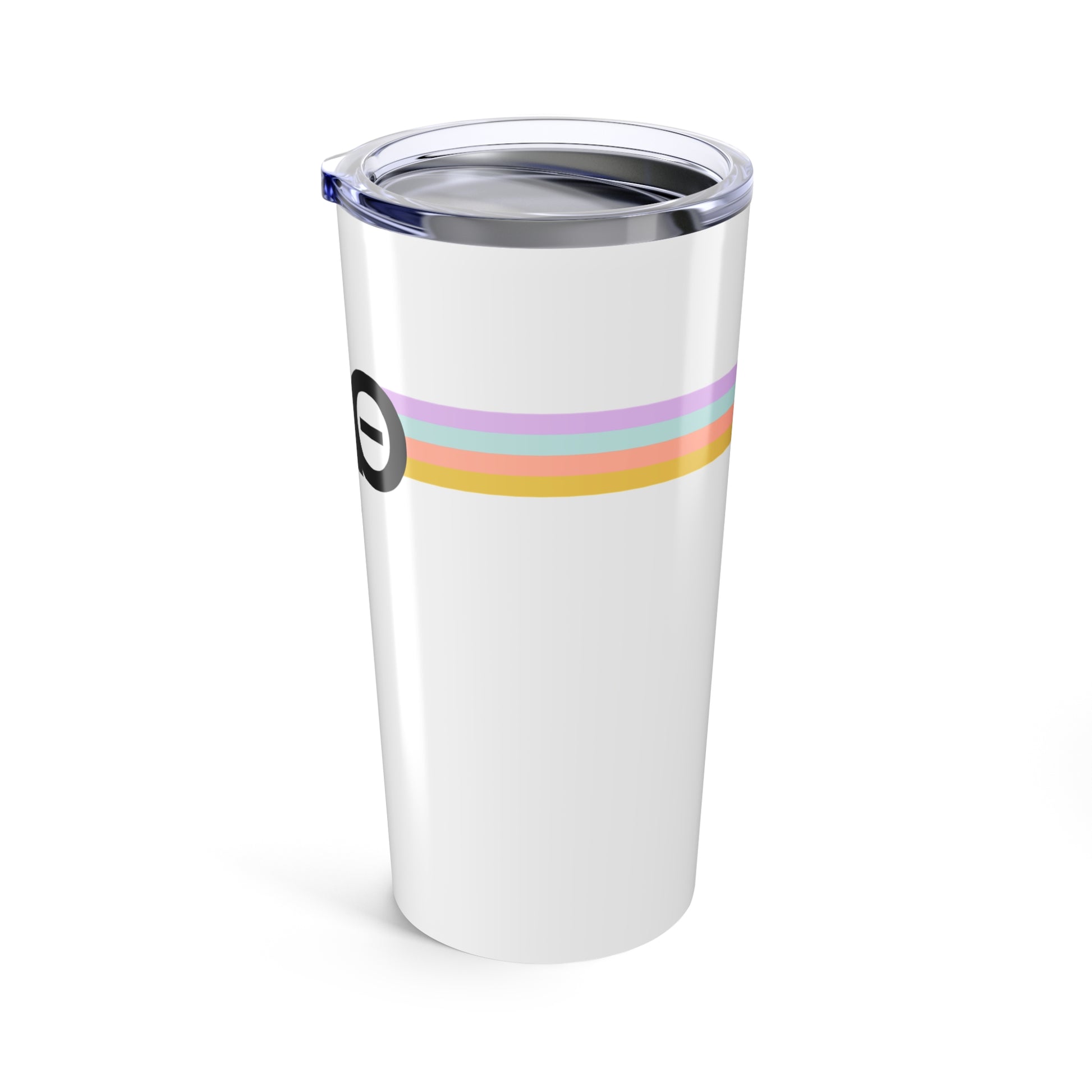 Kappa Alpha Theta Retro Stripe Personalized Tumbler - Ivy Society