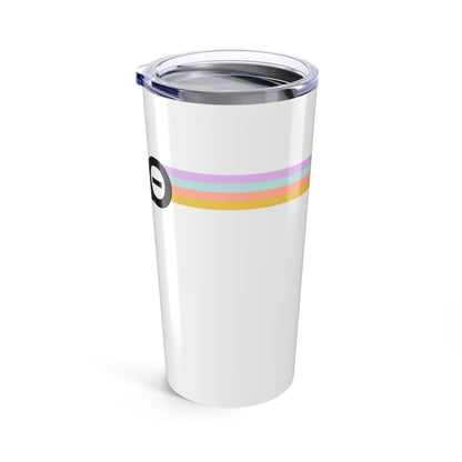 Kappa Alpha Theta Retro Stripe Personalized Tumbler - Ivy Society