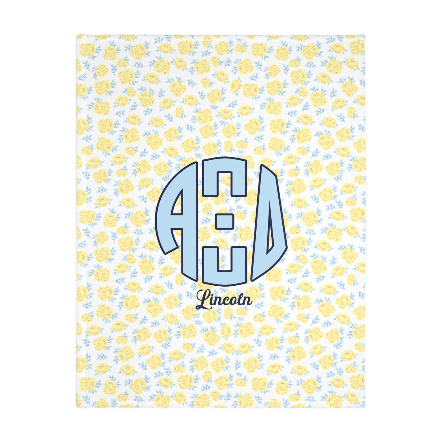 Alpha Xi Delta Double Sided Personalized Fleece Blanket - Ivy Society