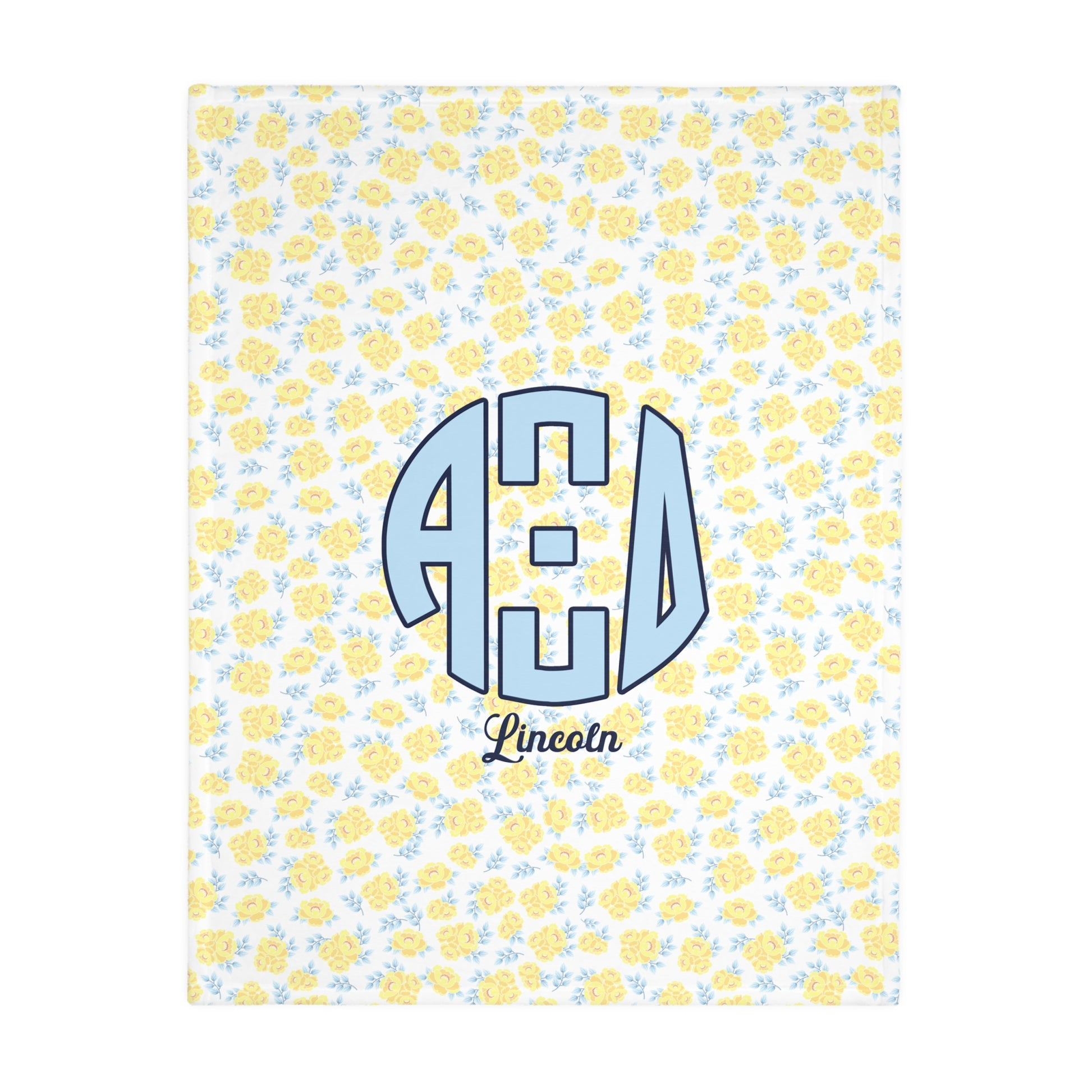 Alpha Xi Delta Double Sided Personalized Fleece Blanket - Ivy Society