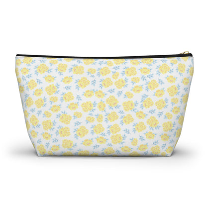 Alpha Xi Delta Personalized Flower Makeup Bag - Ivy Society