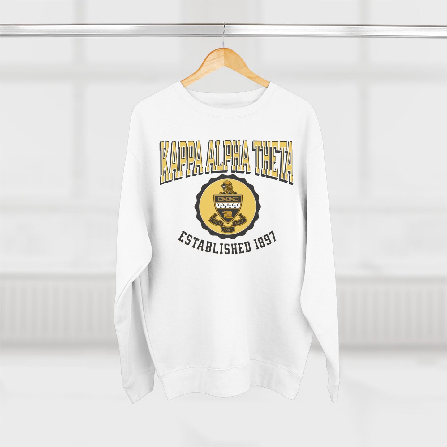 Kappa Alpha Theta Crest Sweatshirt - Ivy Society