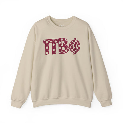 Pi Beta Phi Dot Letter Sweatshirt - Ivy Society