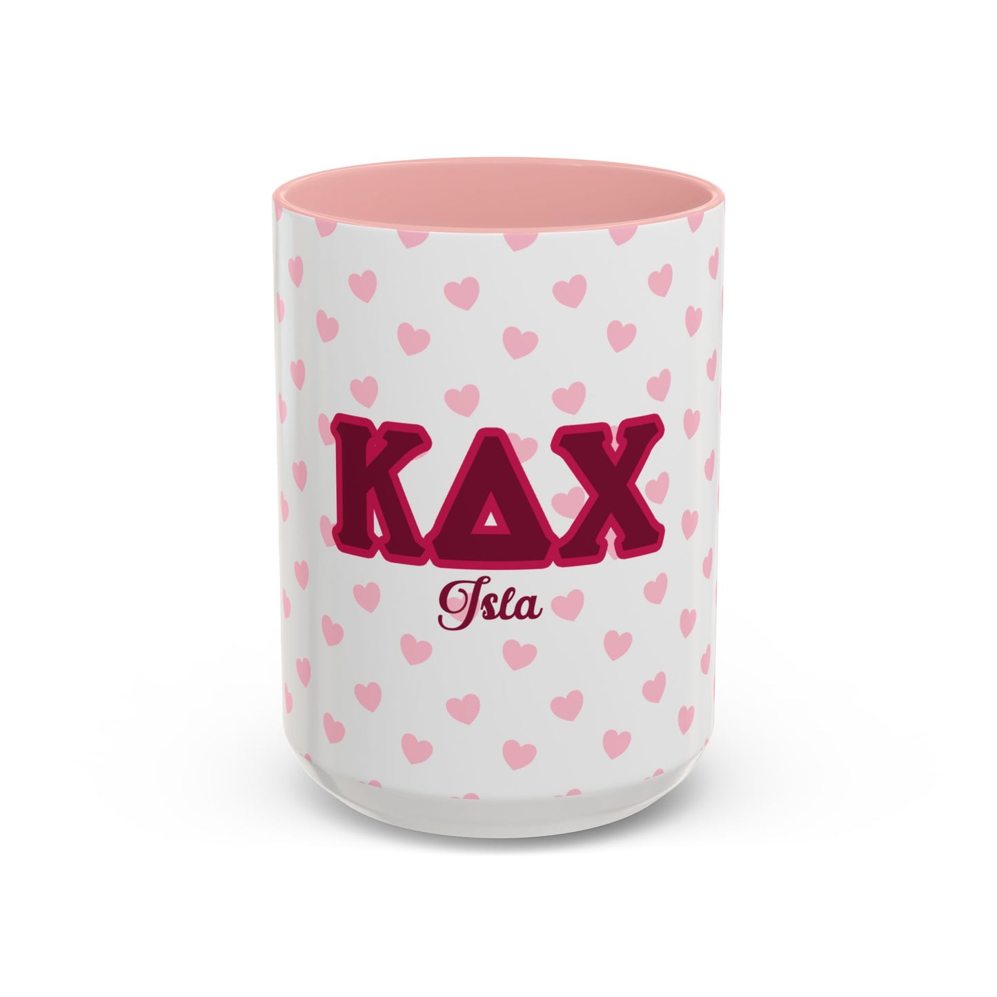 Kappa Delta Chi Personalized Heart Mug - Ivy Society