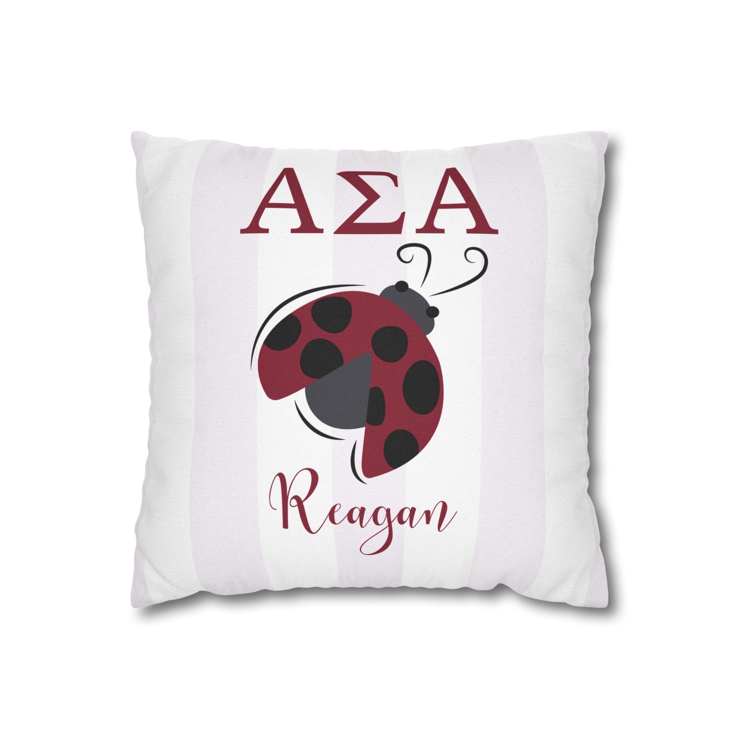 Alpha Sigma Alpha Personalized Throw Pillow Cover - Ivy Society