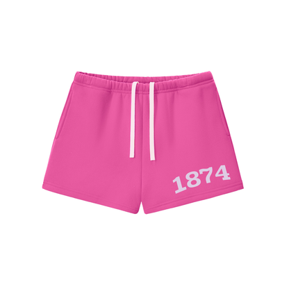 Sigma Kappa Purple Fleece Drawstring Shorts