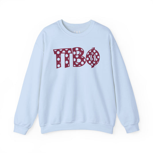 Pi Beta Phi Dot Letter Sweatshirt - Ivy Society
