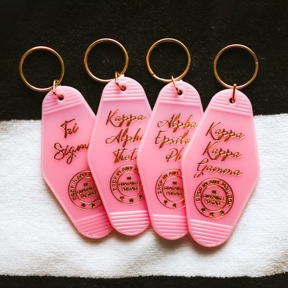 Sigma Kappa Motel Keychain