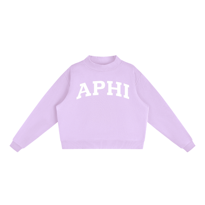 Alpha Phi Mock Neck Sweatshirt