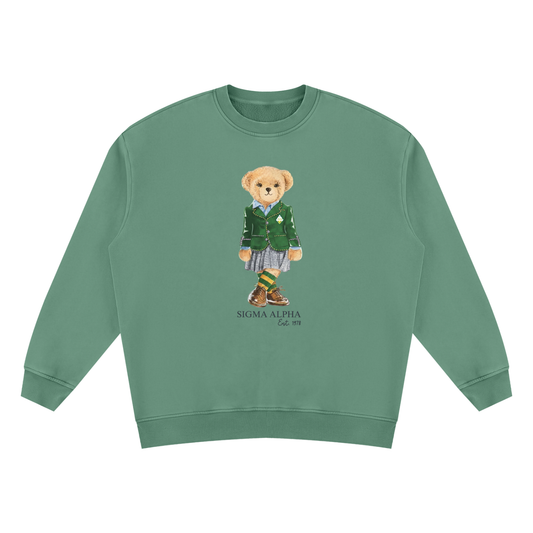 Sigma Alpha Sorority Bear Vintage Wash Sweatshirt