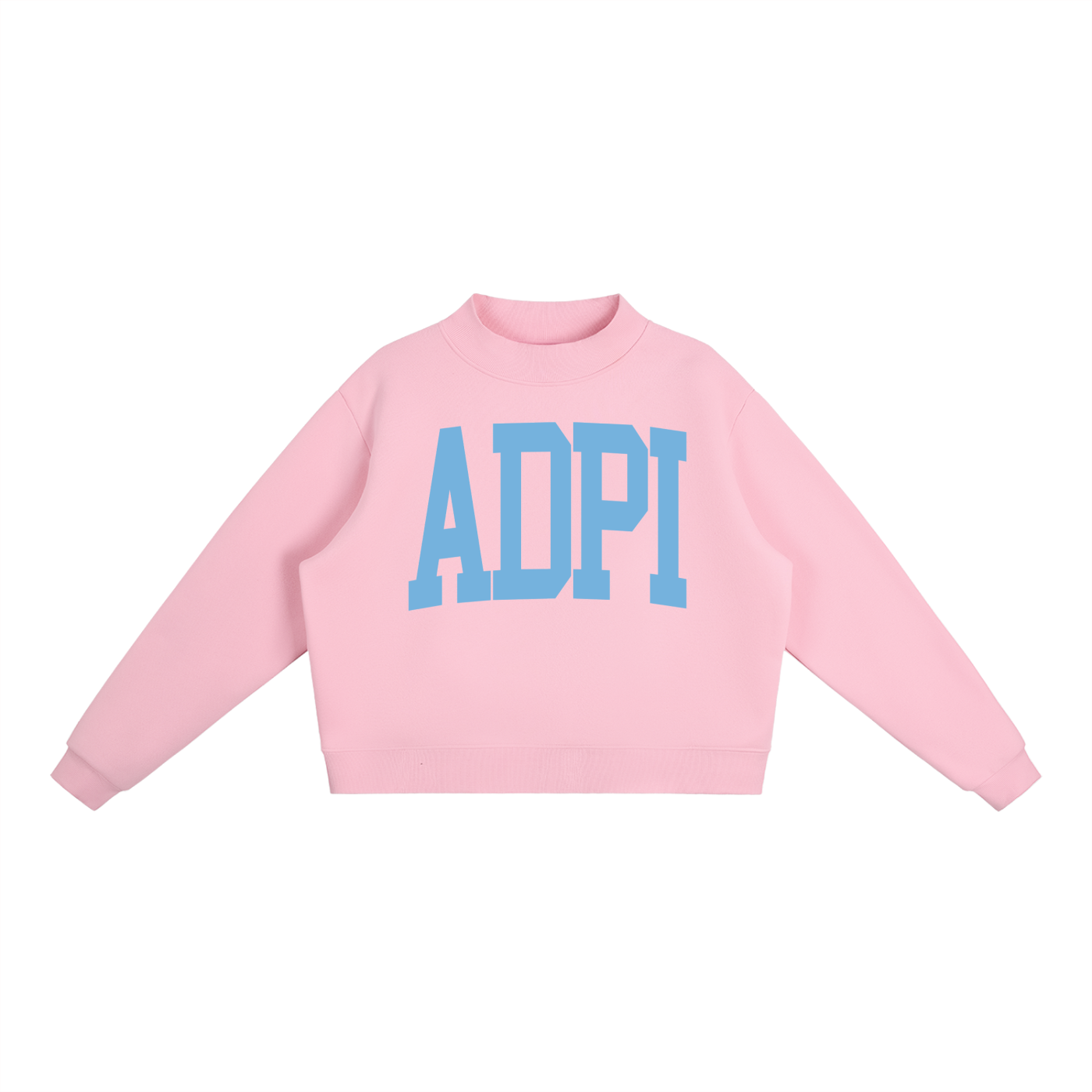 Essential Fleece Mock-Neck Crew Sweatshirt - Ivy Society