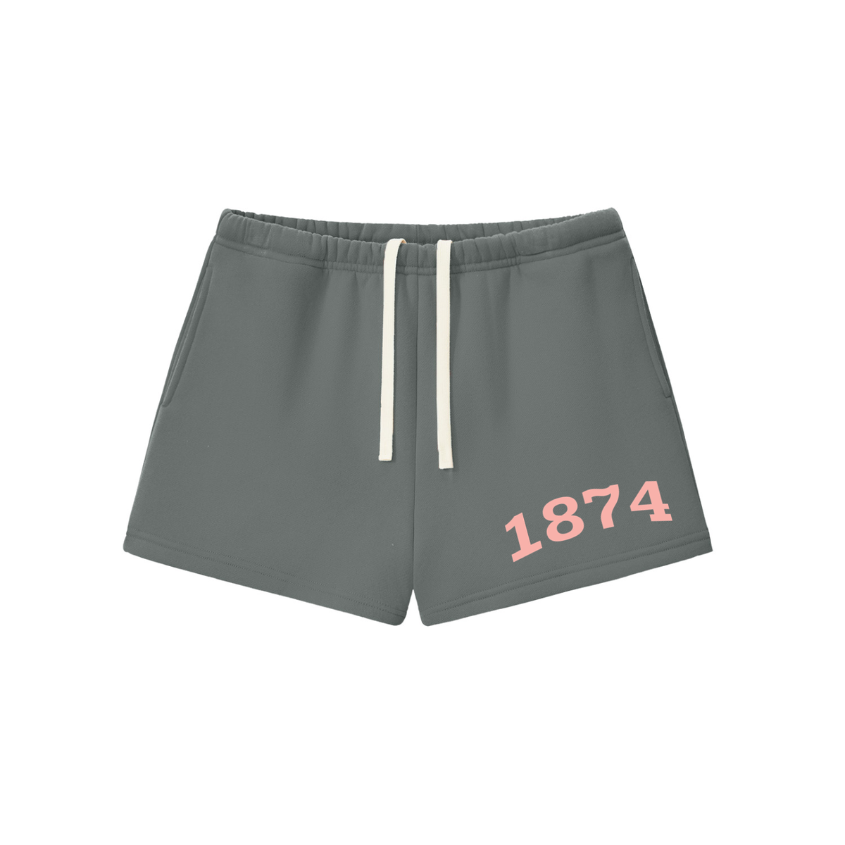 Gamma Phi Beta Blush Fleece Drawstring Shorts