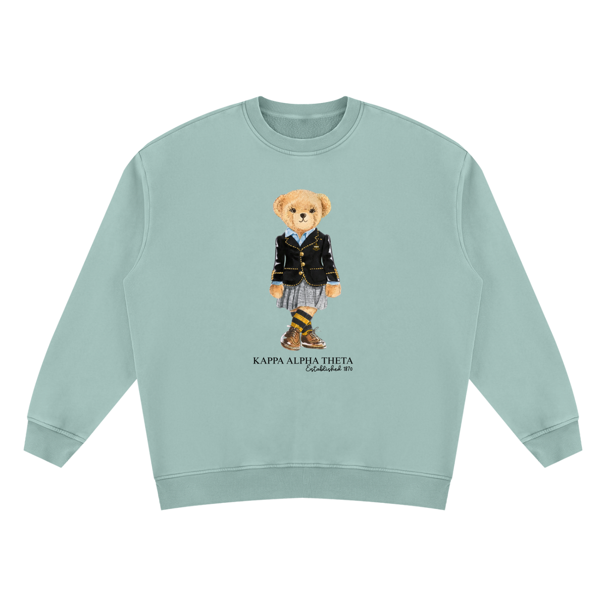 Kappa Alpha Theta Sorority Bear Vintage Wash Sweatshirt