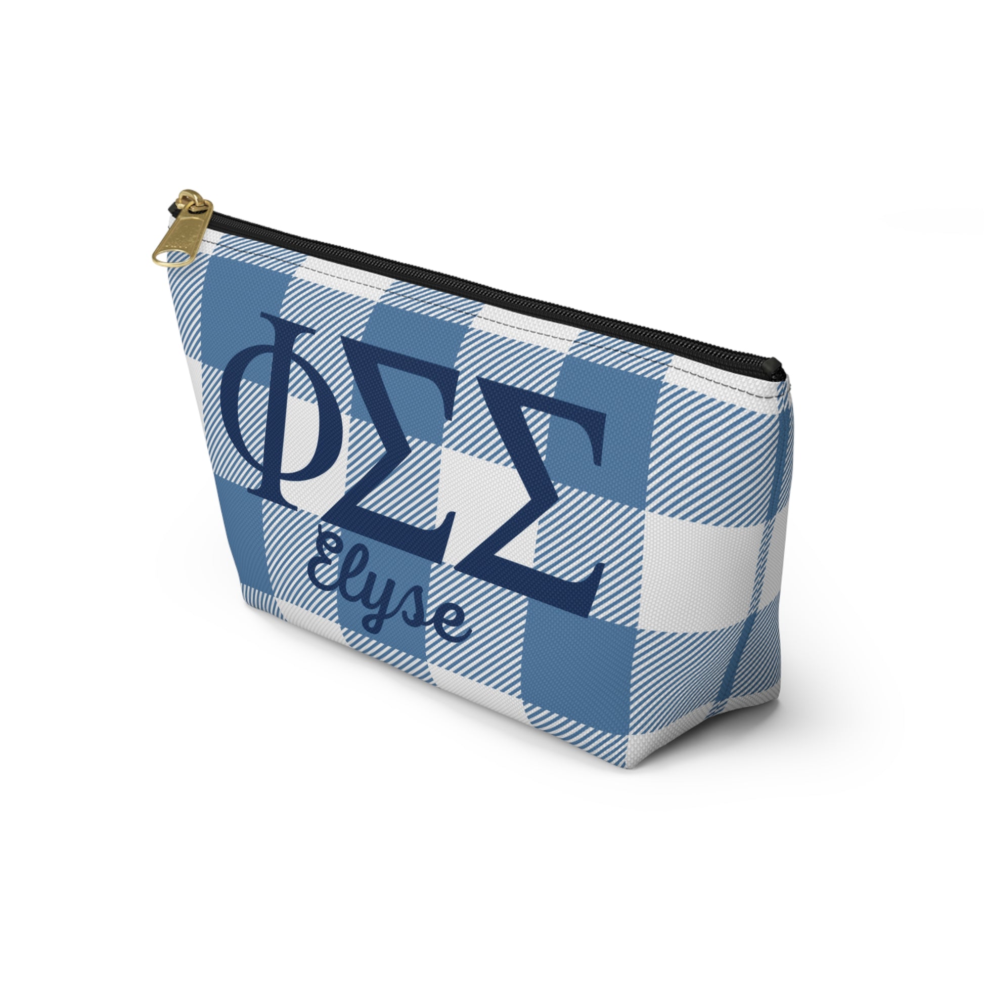 Phi Sigma Sigma Personalized Makeup Bag - Ivy Society