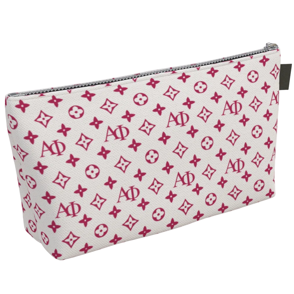 Alpha Phi Design Makeup Bag