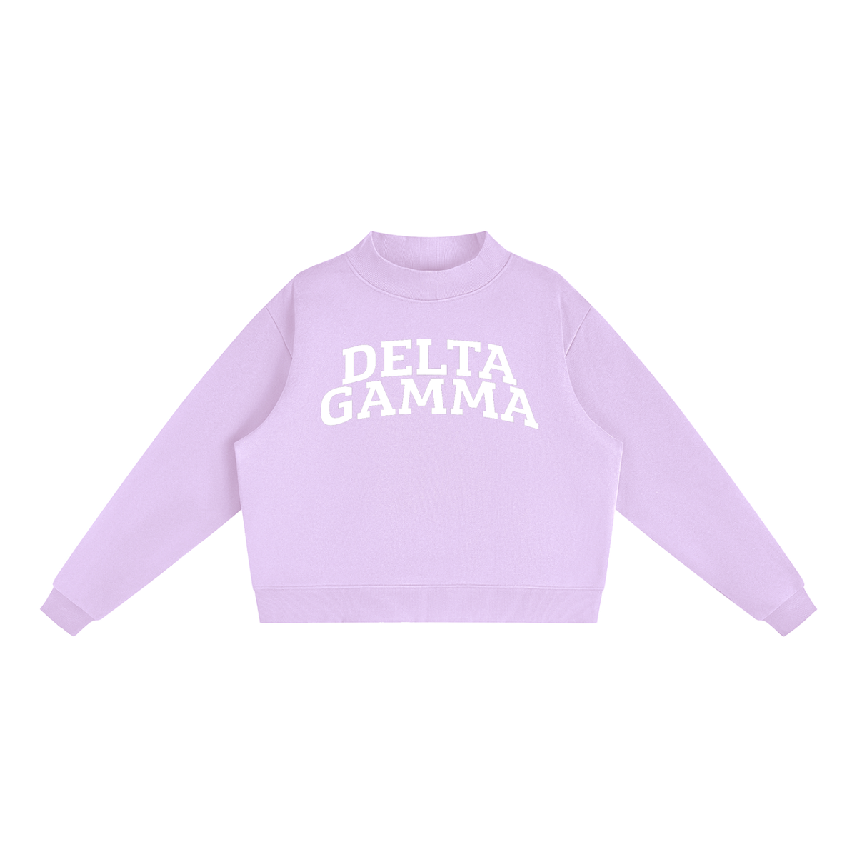 Delta Gamma Mock Neck Sweatshirt