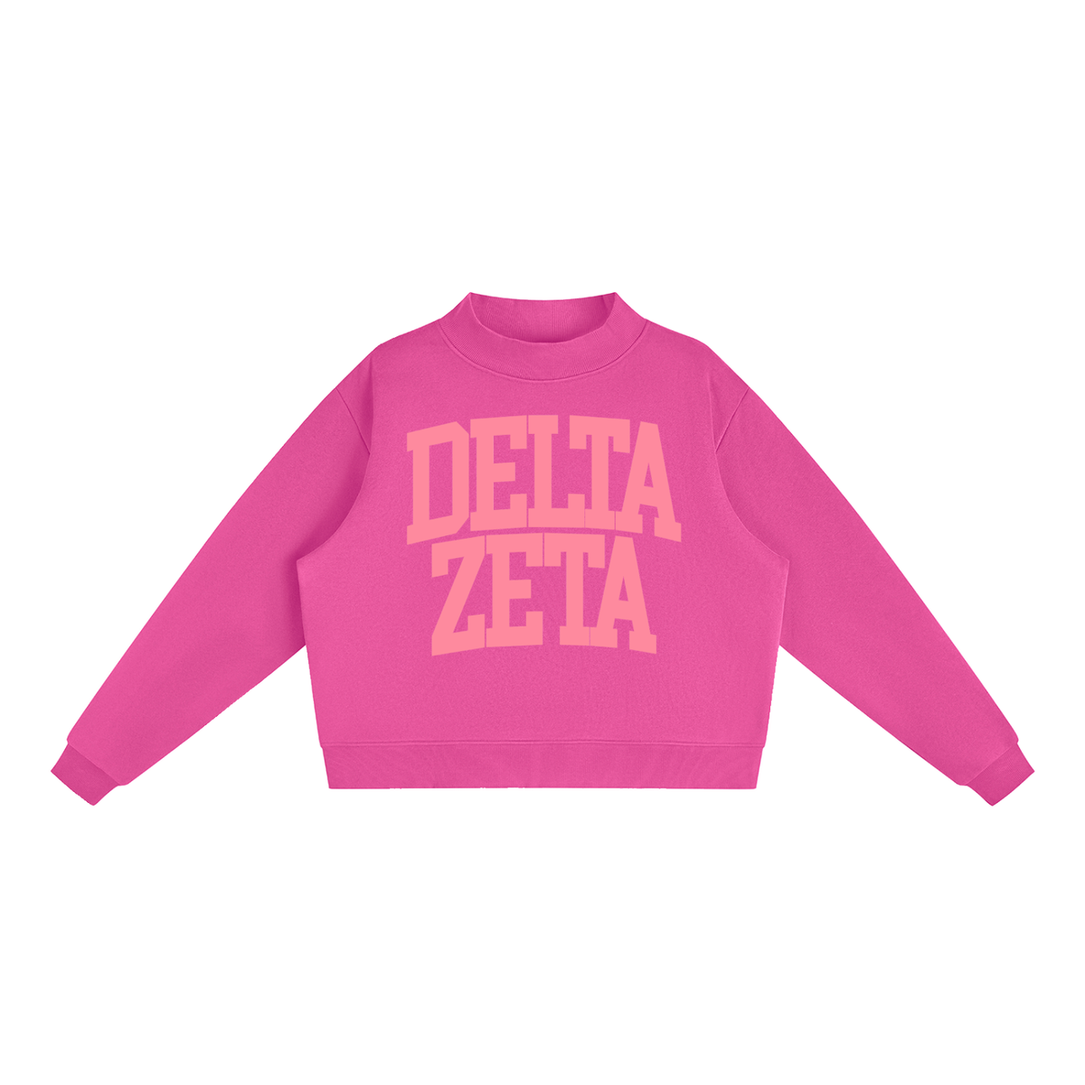 Delta Zeta Big Mock Neck Sweatshirt