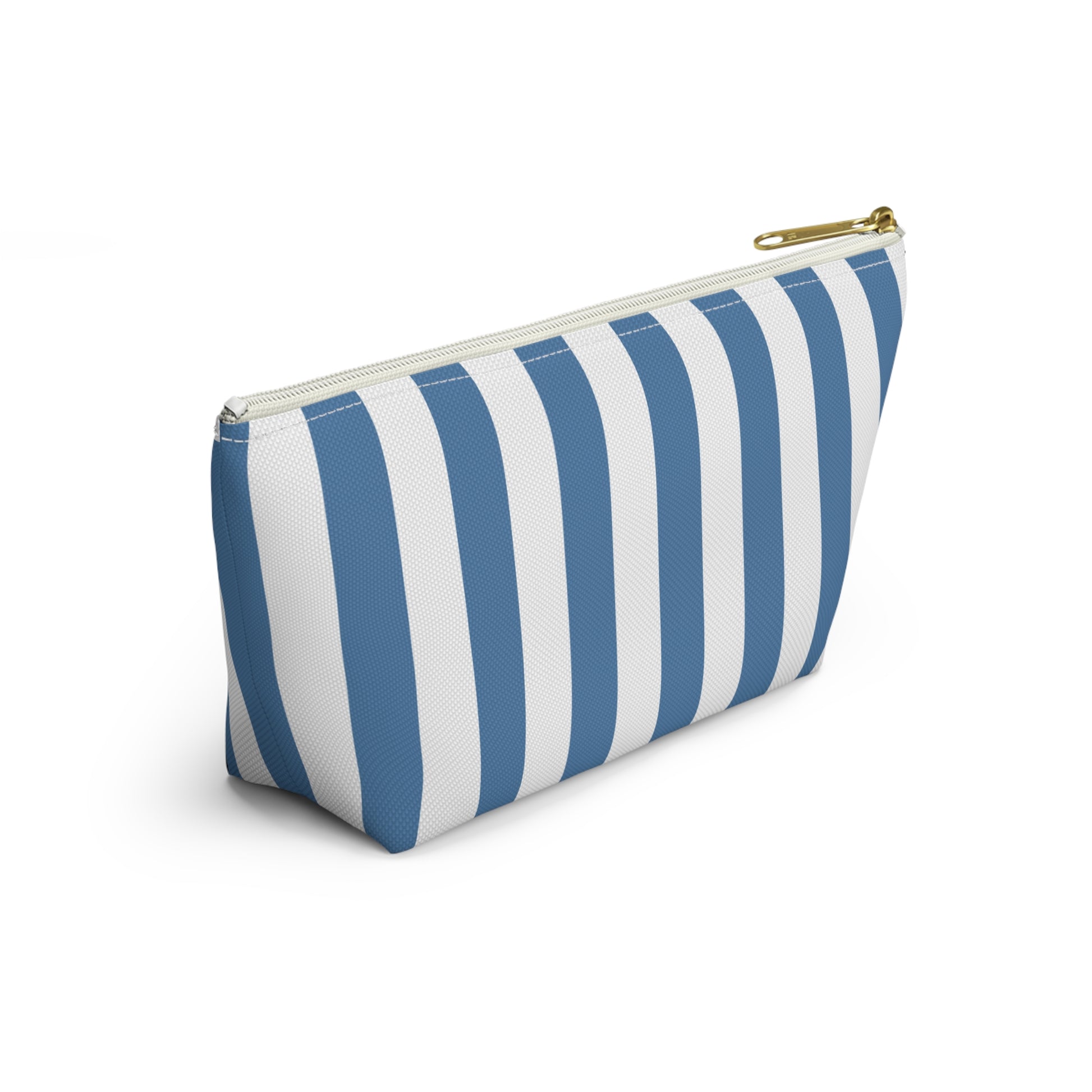 Phi Sigma Sigma Personalized Stripe Makeup Bag - Ivy Society