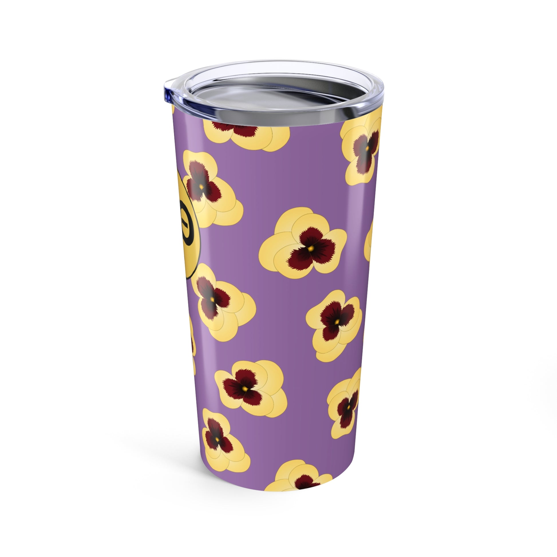 Kappa Alpha Theta Personalized Pansy Tumbler - Ivy Society