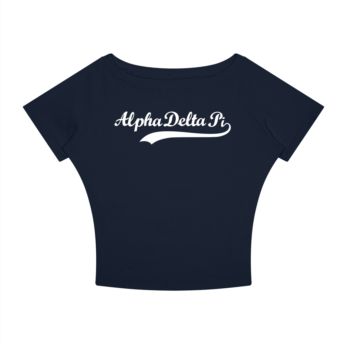 Alpha Delta Pi Off The Shoulder Tee