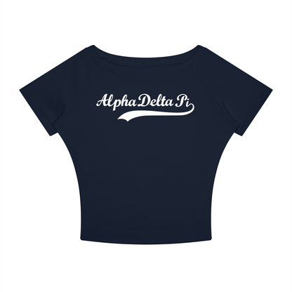 Alpha Delta Pi Off The Shoulder Tee