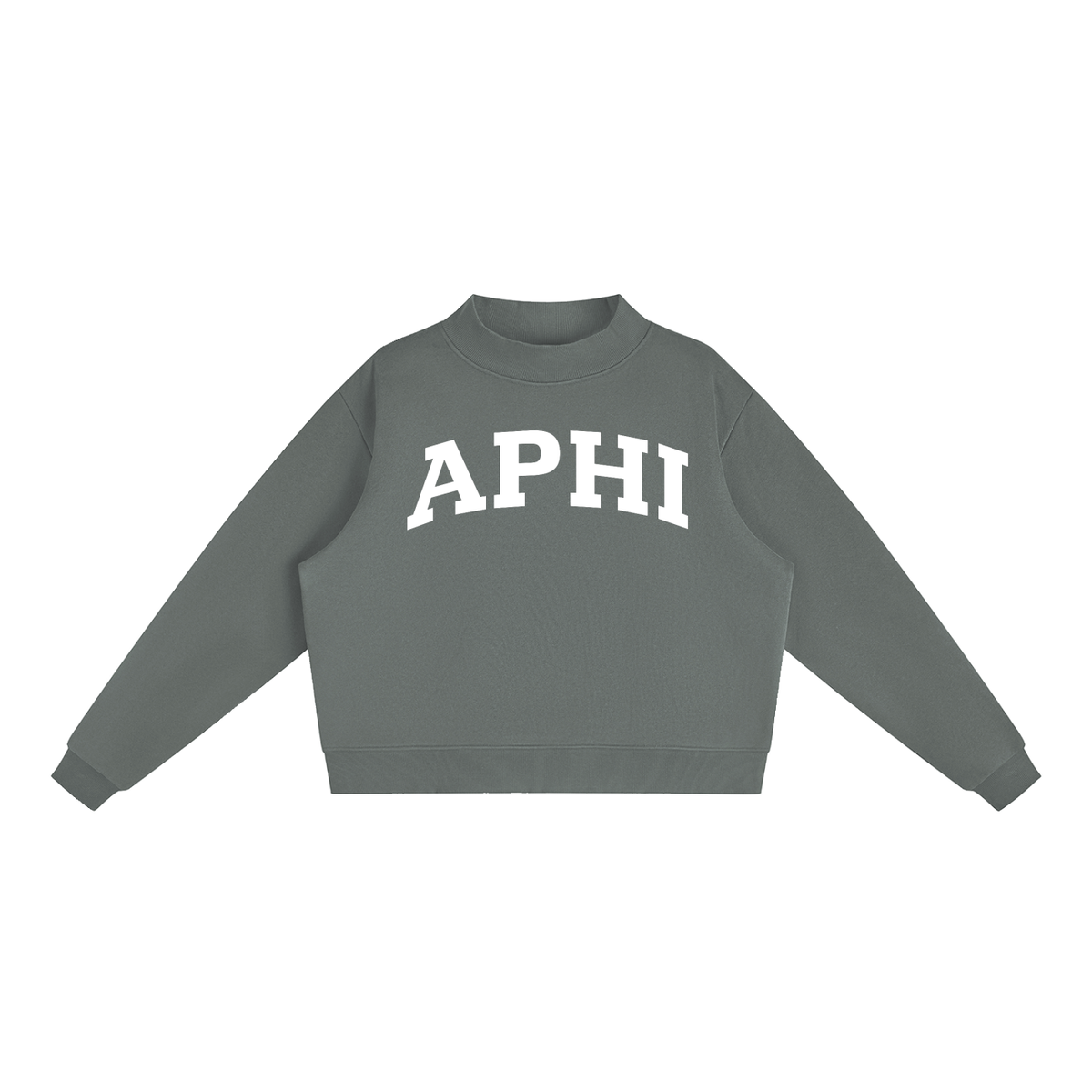 Alpha Phi Mock Neck Sweatshirt