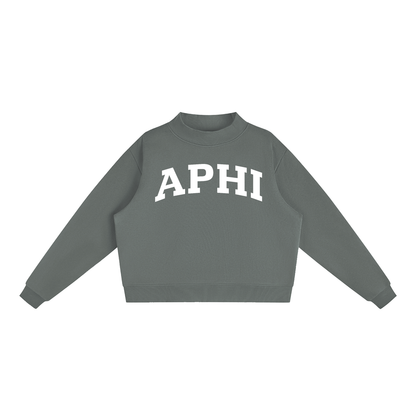 Alpha Phi Mock Neck Sweatshirt