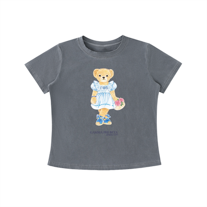 Gamma Phi Beta Flower Bear T Shirt