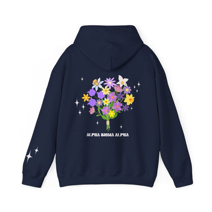 Alpha Sigma Alpha Bouquet Hoodie - Ivy Society