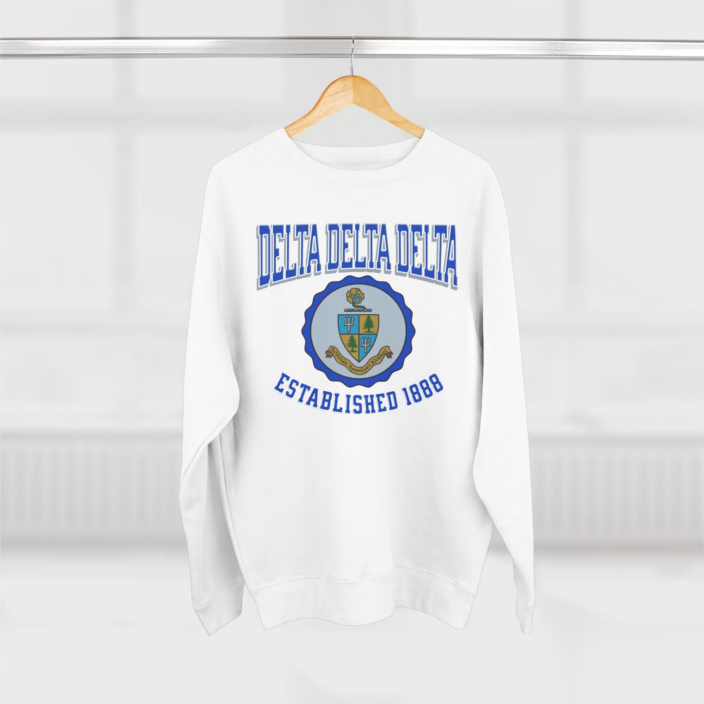 Tri Delta Crest Sweatshirt - Ivy Society