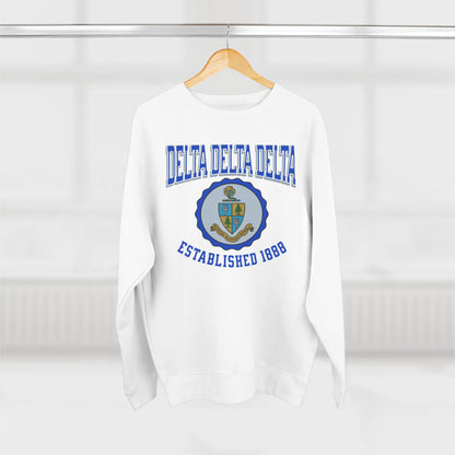 Tri Delta Crest Sweatshirt - Ivy Society