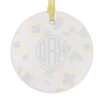 Kappa Alpha Theta Personalized Flower Ornament - Ivy Society