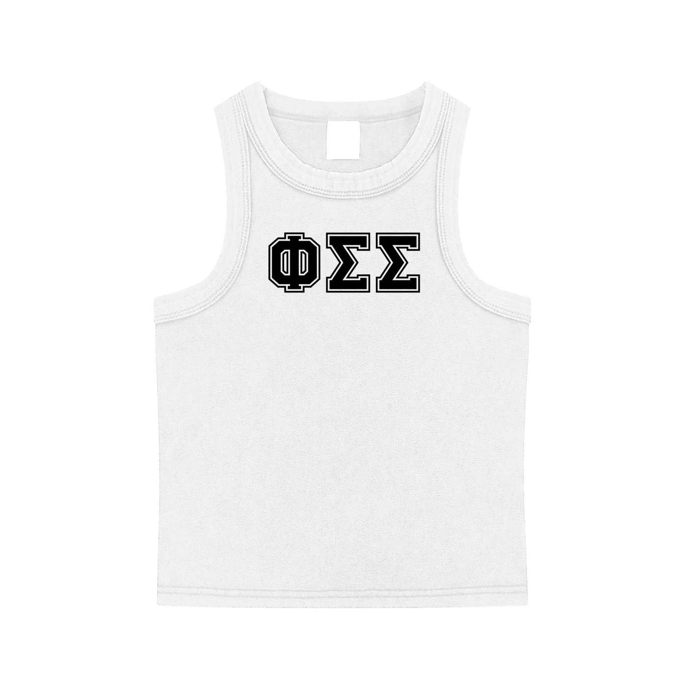 Phi Sigma Sigma Letters Tank Top - Ivy Society