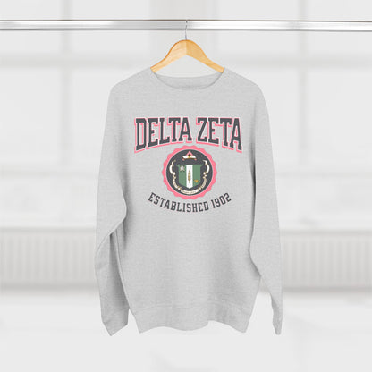 Delta Zeta Crest Sweatshirt - Ivy Society