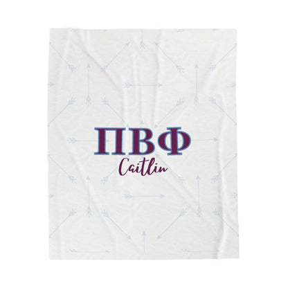 Pi Beta Phi, pi phi merchandise, sorority blanket, personalized blanket, pi beta phi gift