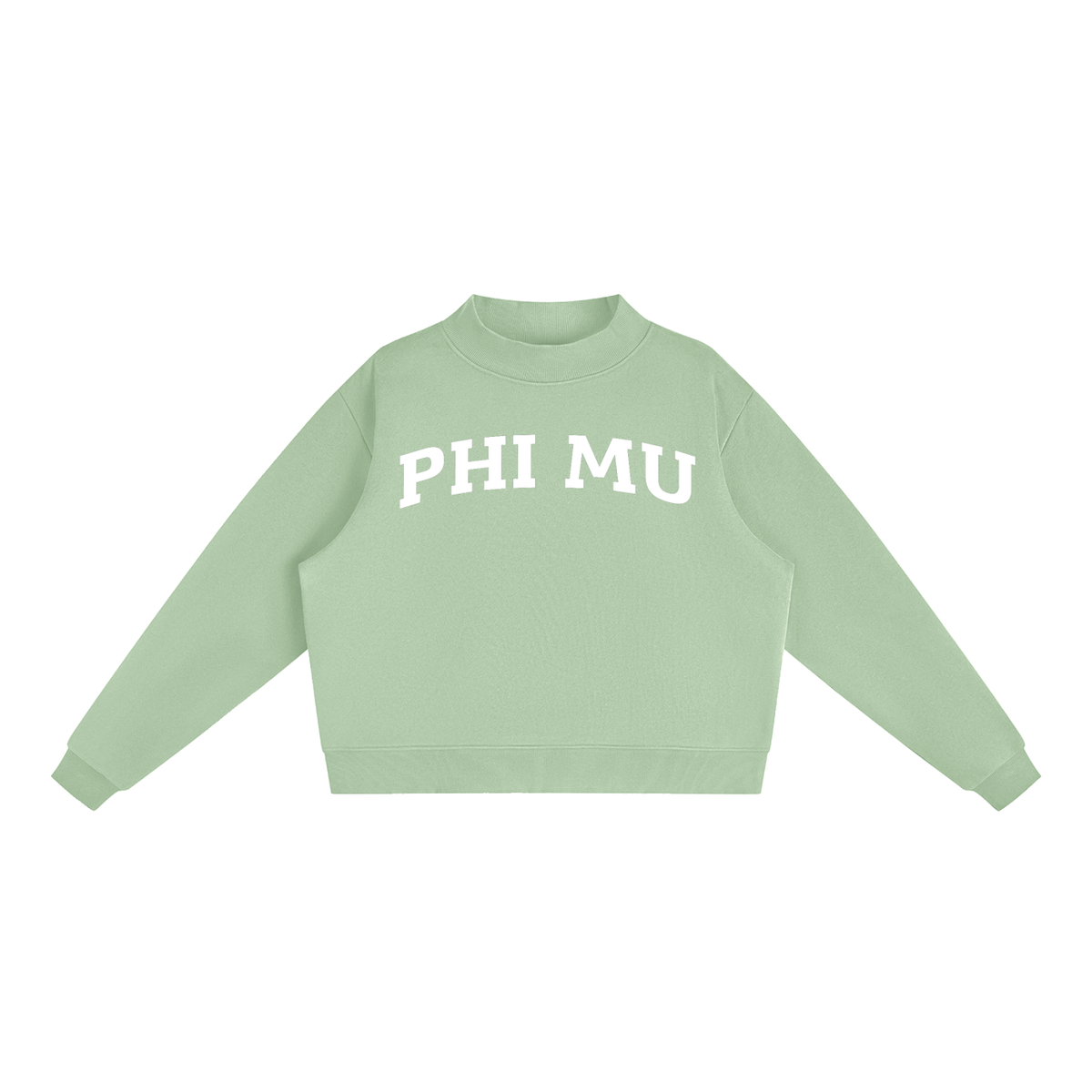 Phi Mu Mock Neck Sweatshirt