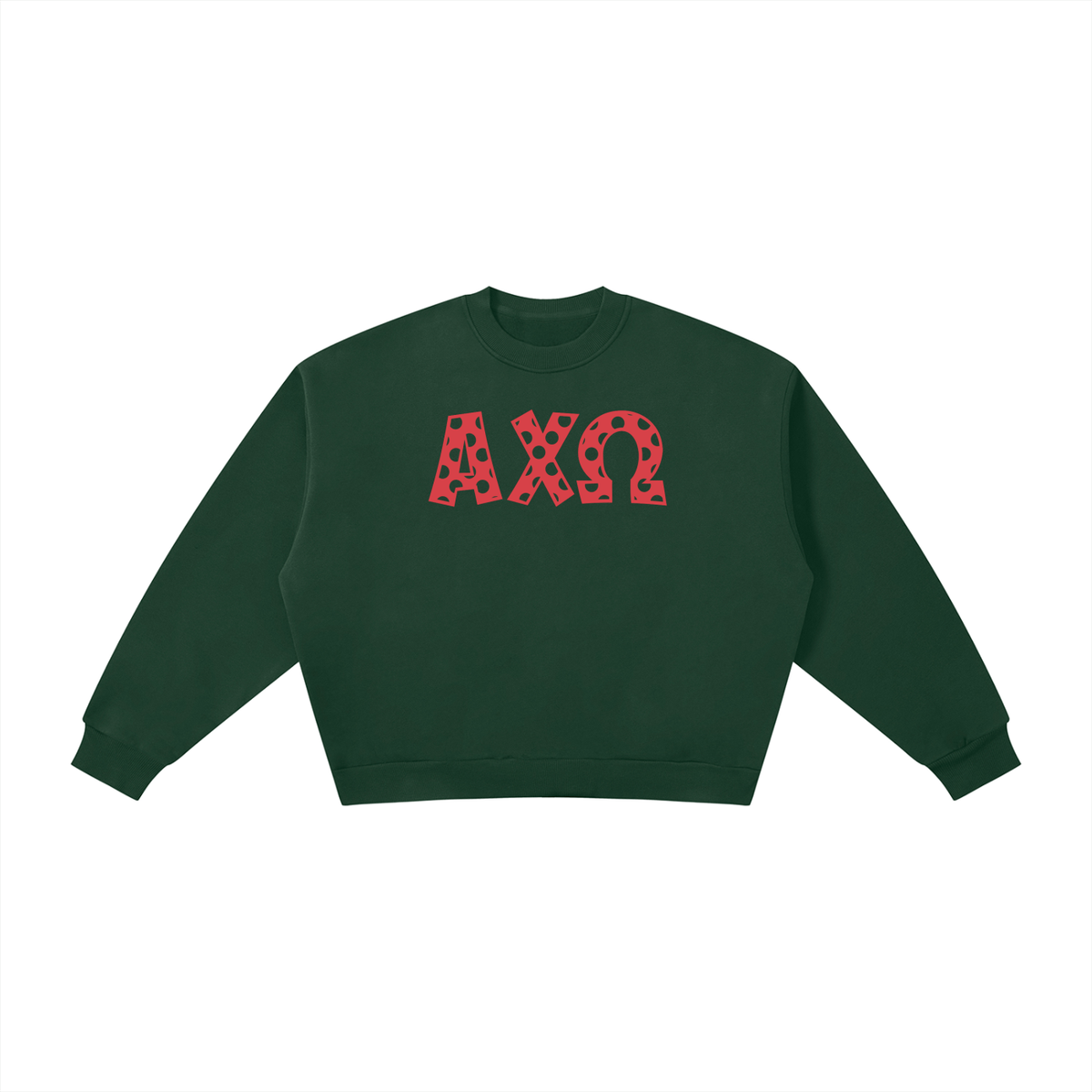 Alpha Chi Omega Polka Dot Sweatshirt - Ivy Society