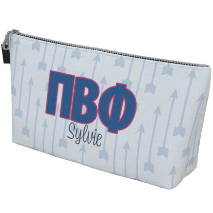 Pi Beta Phi Personalized Arrow Makeup Bag