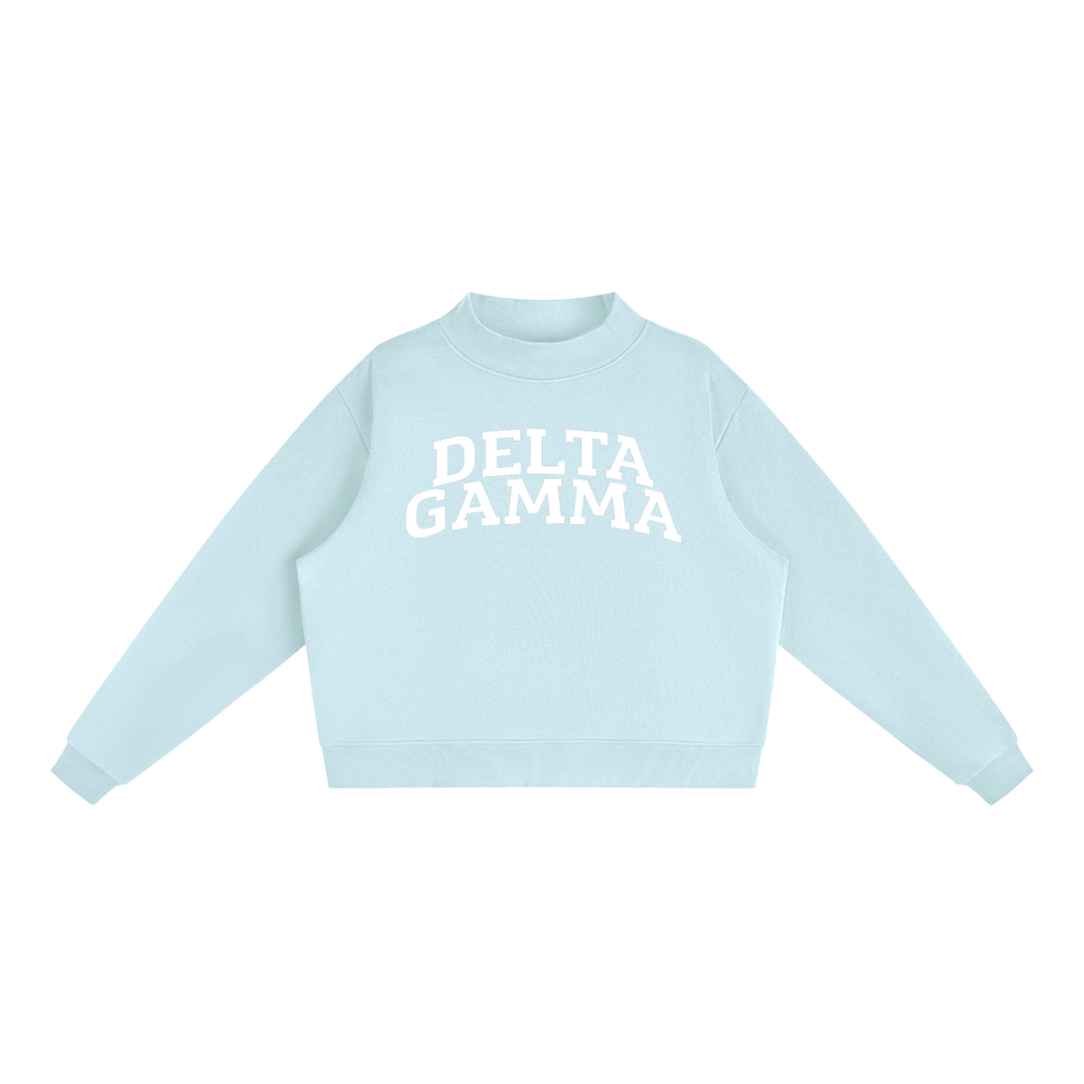 Delta Gamma Mock Neck Sweatshirt